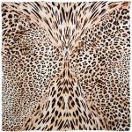 Leopard #5 Charmeuse Silk Scarf