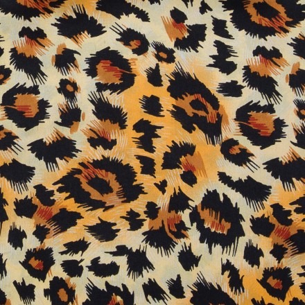 Cheetah #7 Charmeuse Silk Scarf