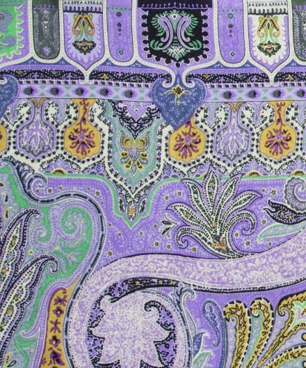 Lilac & Lace #3 Charmeuse Silk Scarf