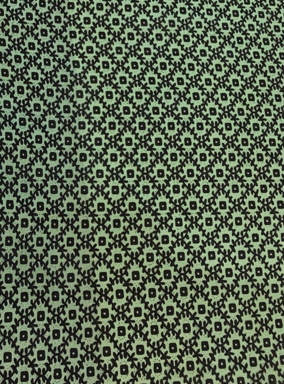 Green #3 2 Green #3 Frontier Calico Silk Scarf - Image 1