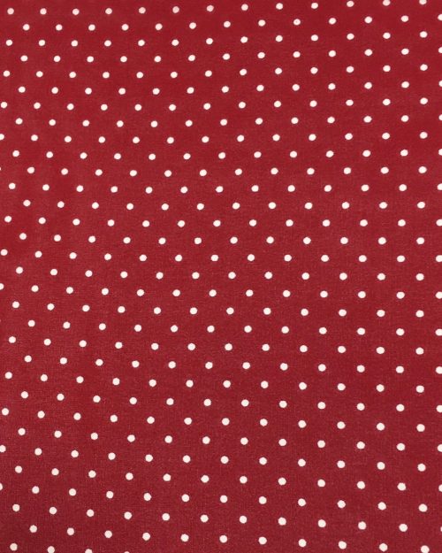 Red Cowboy Polka Dot Silk Scarf