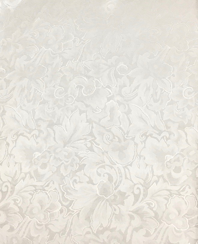 IMG_6082 White Jacquard Silk Scarf - Image 1