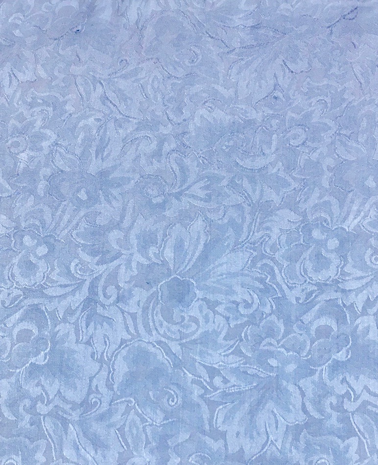 IMG_6084 Slate Blue Jacquard Silk Scarf - Image 1