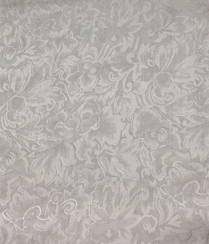 IMG_6086 Silver Jacquard Silk Scarf - Image 1