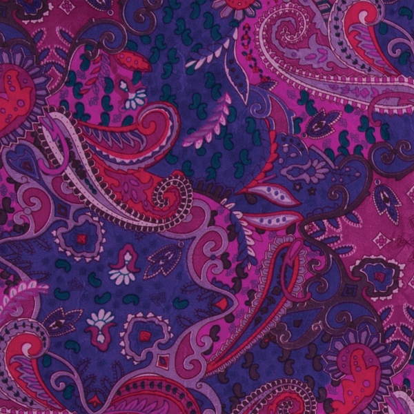 *Pomegranite copy Pomegranate Paisley Jacquard Silk Scarf - Image 1