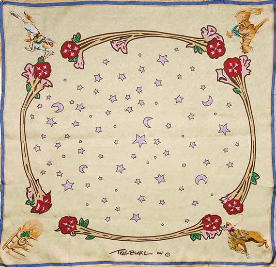 Rodeo Girls Ivory 2 Ivory Rodeo Girls Limited Edition Silk Scarf - Image 1