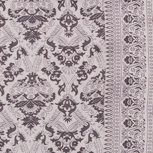 SS5 Silver #5 Satin Silk Scarf - Image 1