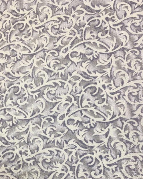 Tendril Frontier Calico Silk Scarf