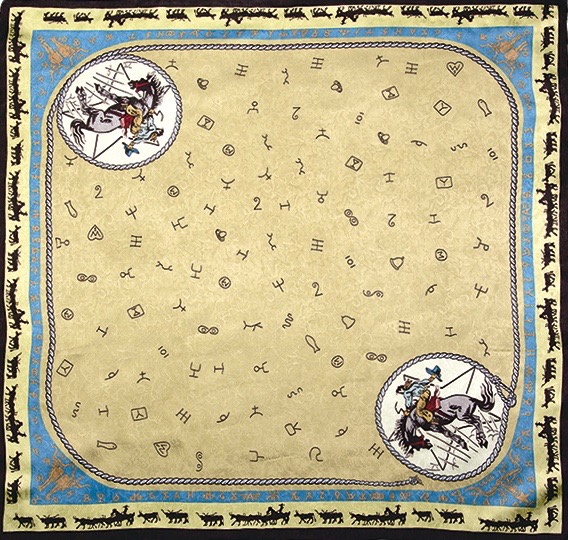 Brand Green 2 Green Brand Limited Edition Silk Scarf - Image 1