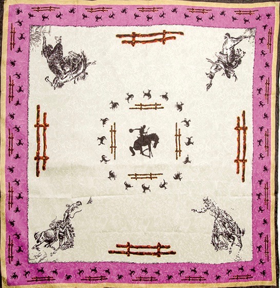 Fence Ivory 2 Ivory Fences Limited Edition Silk Scarf - Image 1
