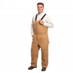 Canvas Bib Overalls with Quilted Lining - Image 2