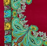 Annapurna #17 Charmeuse Silk Scarf