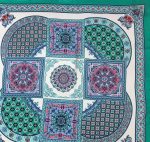 Taj Mahal #16 Charmeuse Silk Scarf - Image 2