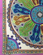 Byzantine #19 Charmeuse Silk Scarf