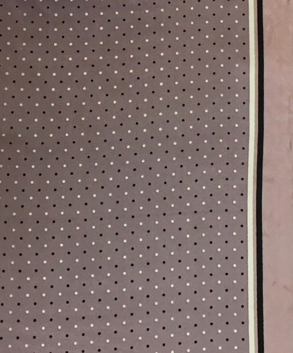 Mauve Mauve Cowboy Multi Polka Dot Silk Scarf - Image 1