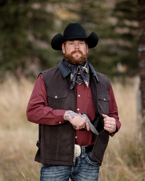 Oilskin Conceal Carry Vest