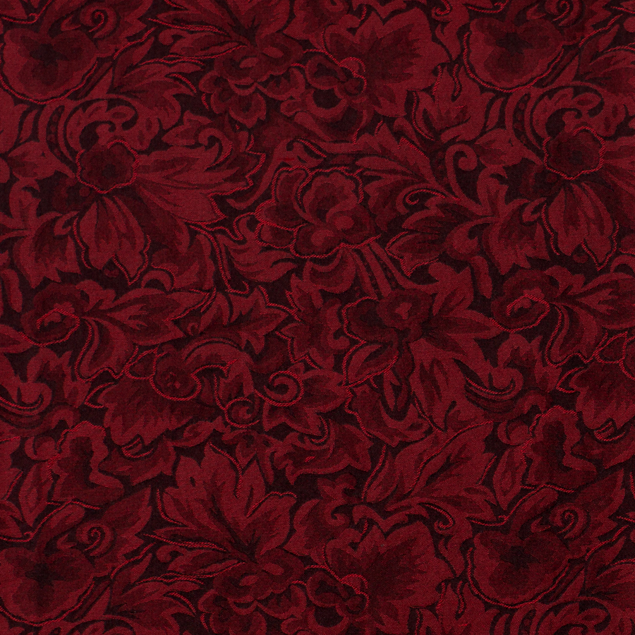Baroque Scarlet Baroque Silk Wild Rag Scarlet - Image 1