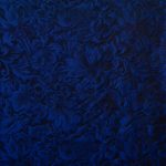 Baroque Silk Wild Rag Indigo