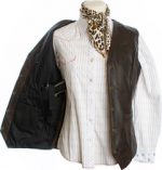 Oakley Concealed Carry Leather Vest - Image 8