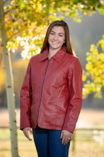 Women's Kaycee Leather Jacket - Image 2