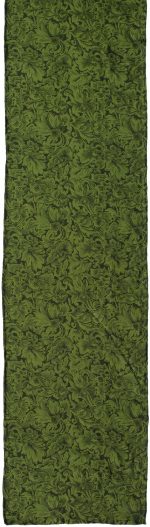Long Baroque Silk Wild Rag Pine
