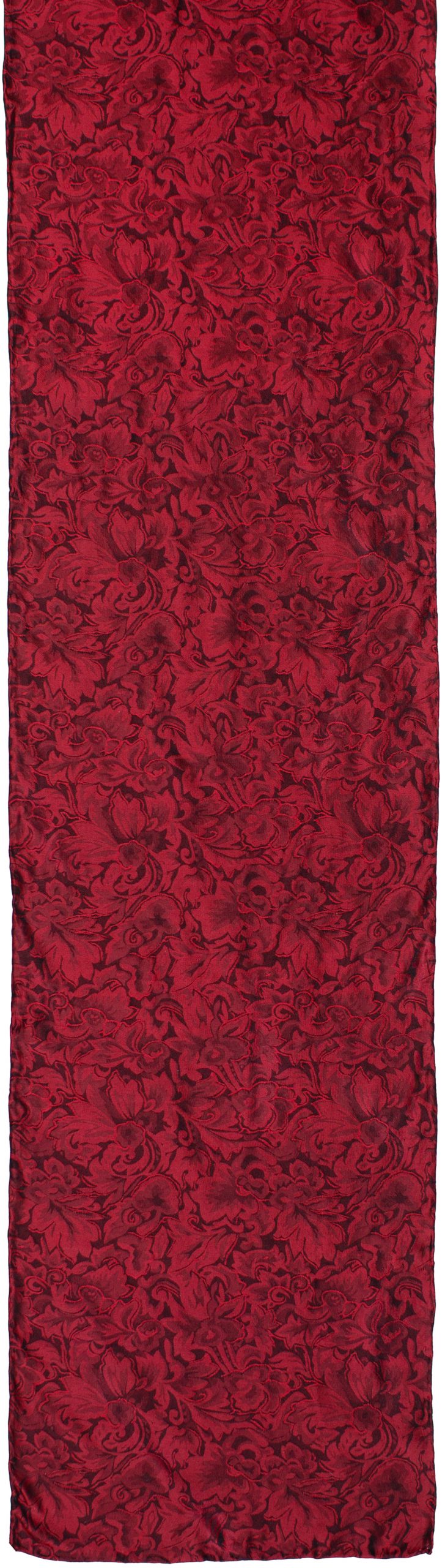 Scarlet Baroque Long Baroque Silk Wild Rag Scarlet - Image 1