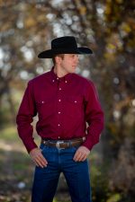 Twill Western Shirt (With Pearl Snaps) - Image 7