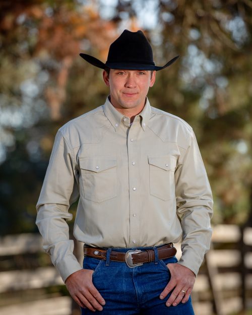 Twill Western Shirt (With Pearl Snaps)