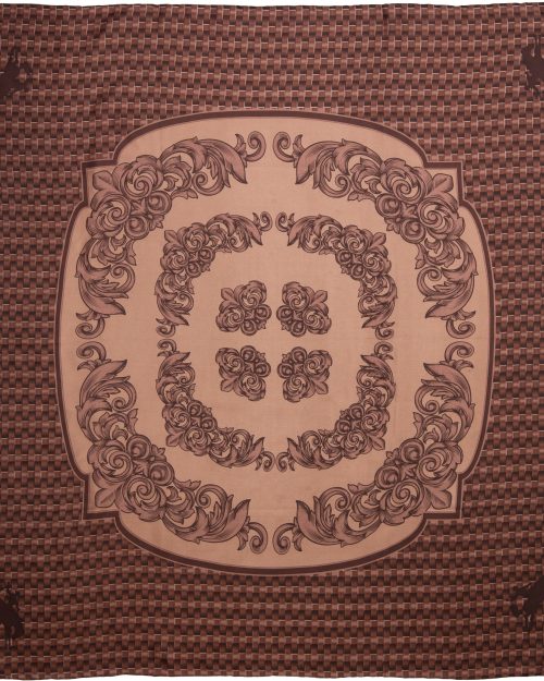 Chocolate Tooled Leather