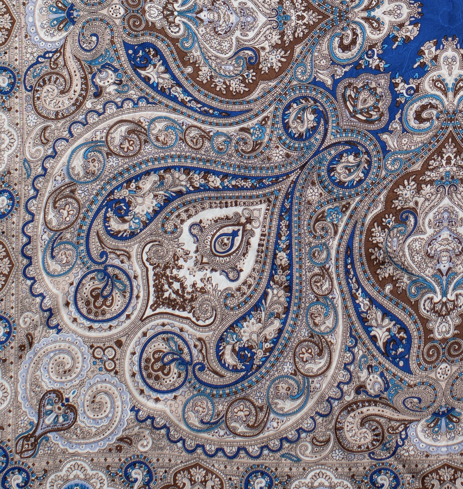 Paisley Royal Brown 2 Royal Brown Paisley - Image 1