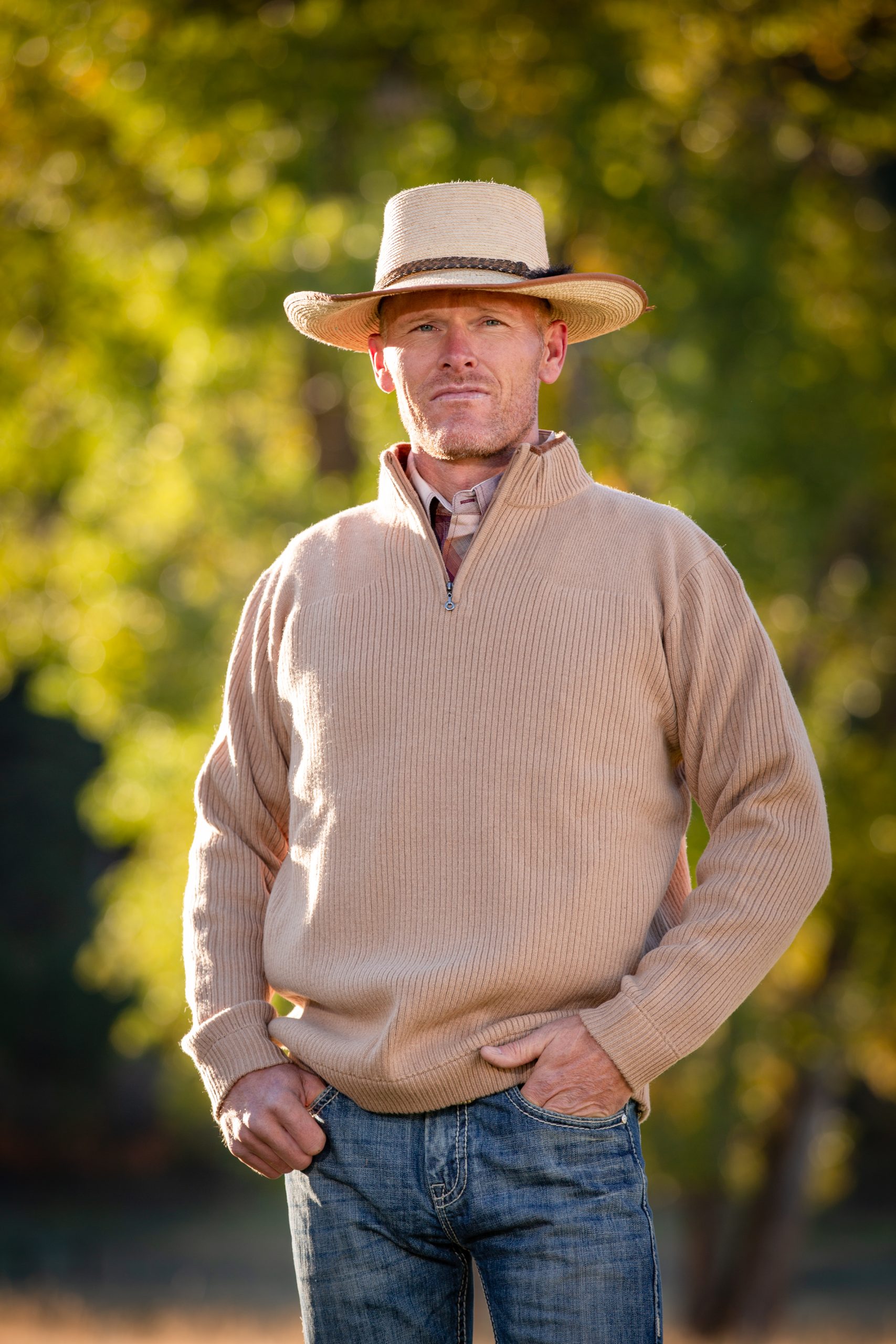 Merino Wool Sweater Tan2 Merino Wool Sweater - Image 1