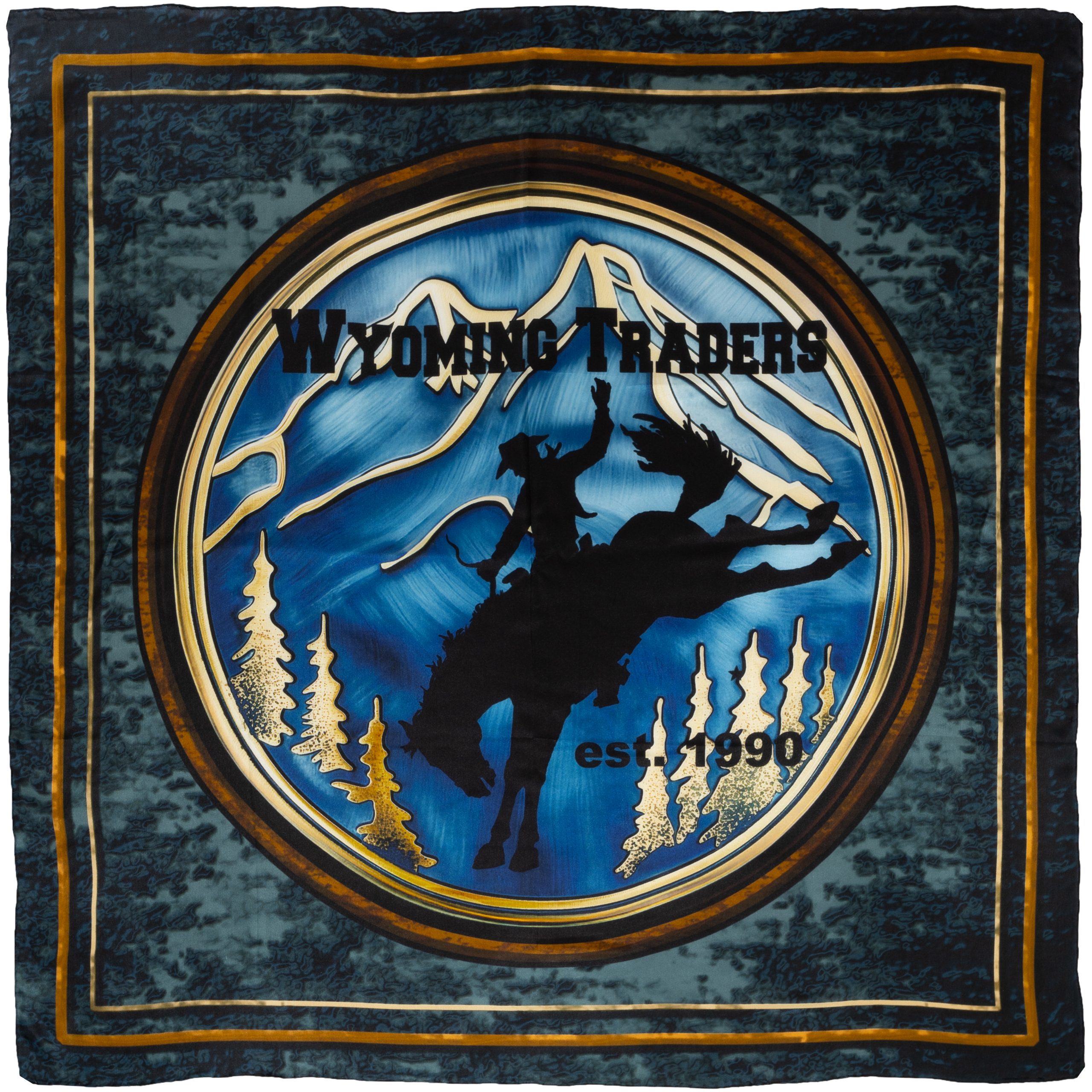 Wyoming Traders Bronc Scarf 5 Wyoming Traders Royal Bronc - Image 1